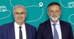 Photos de Gabriel Hollander et Laurent Martin, respectivement Président et Directeur général du Crédit Agricole Nord de France