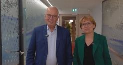 Pascal Lheureux, Président de Crédit Agricole Normandie Seine et Karine Bourguignon, sa Directrice Générale