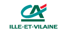 Logo de CA Ille et Vilaine - Cr&eacute;dit Agricole 1re banque France particuliers professionnels institutions agriculture entreprise