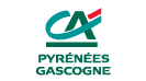 Logo de CA Pyr&eacute;n&eacute;es Gascogne - Cr&eacute;dit Agricole 1re banque France particuliers professionnels institutions agriculture entreprise