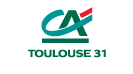 Logo de CA Toulouse - Cr&eacute;dit Agricole 1re banque France particuliers professionnels institutions agriculture entreprise