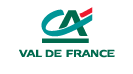 Logo CA Val de France - Cr&eacute;dit Agricole 1re banque France particuliers professionnels institutions agriculture entreprise